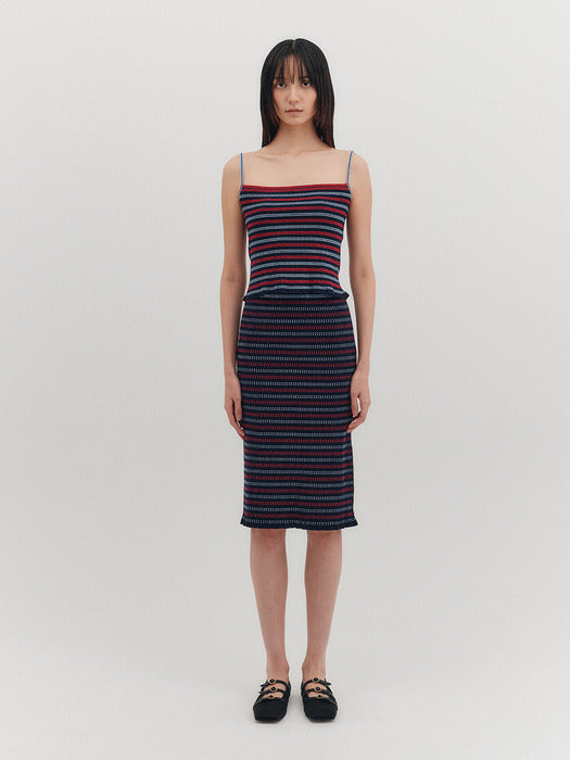 Eenk [1st Reorder] [K] Ribbed Sleeveless Knitwear - 2 Colors