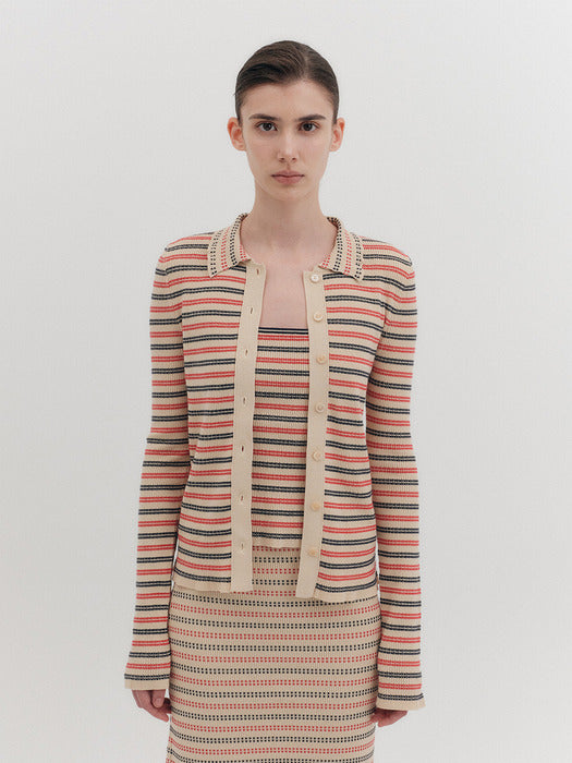 [EENK] [1st Restock] [K] Ribbed Knitwear Cardigan - 2 Colors