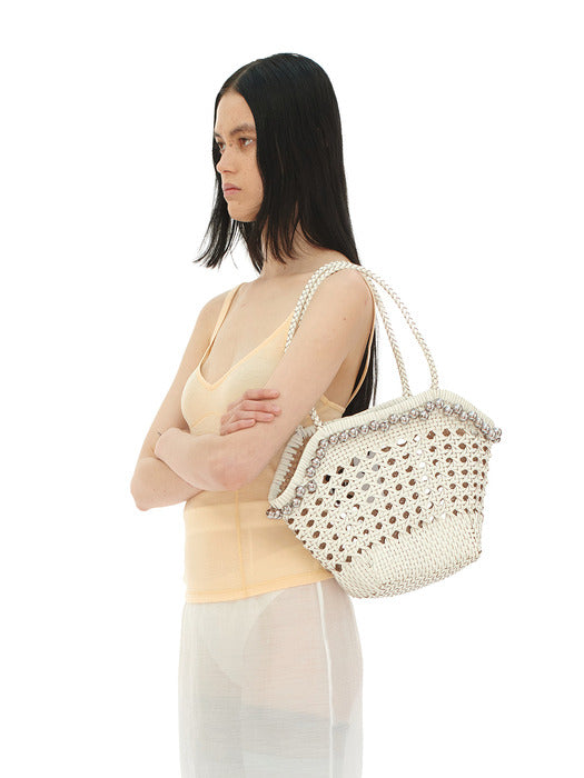 Osoi Lip Shoulder Bag [BELL WHITE]
