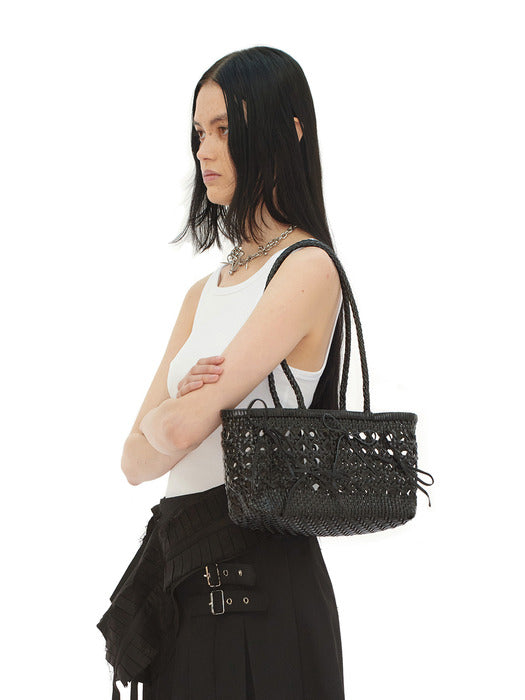 Osoi Biscuit Shoulder Bag [BLACK]