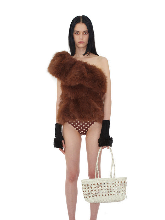 Osoi Biscuit Shoulder Bag [WHITE]