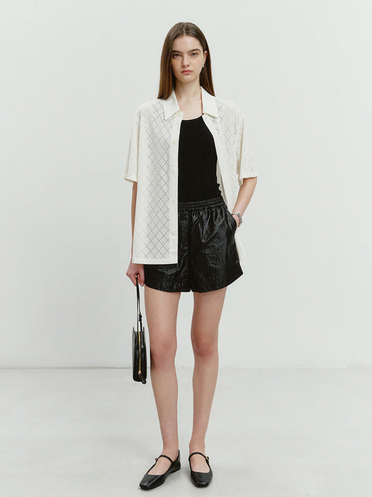 Dunst Woven Banding Shorts Black