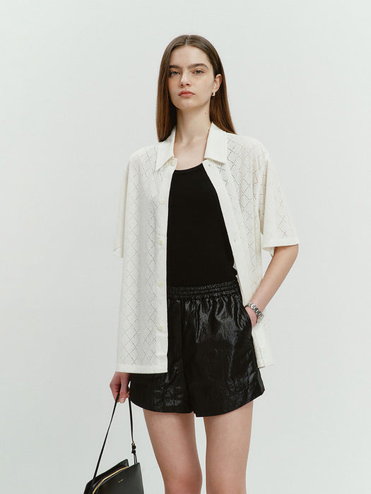Dunst Woven Banding Shorts Black