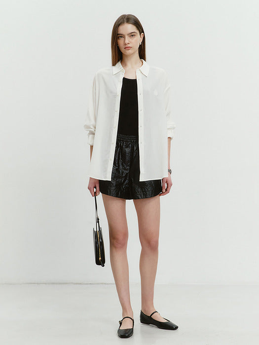 Dunst Woven Banding Shorts Black