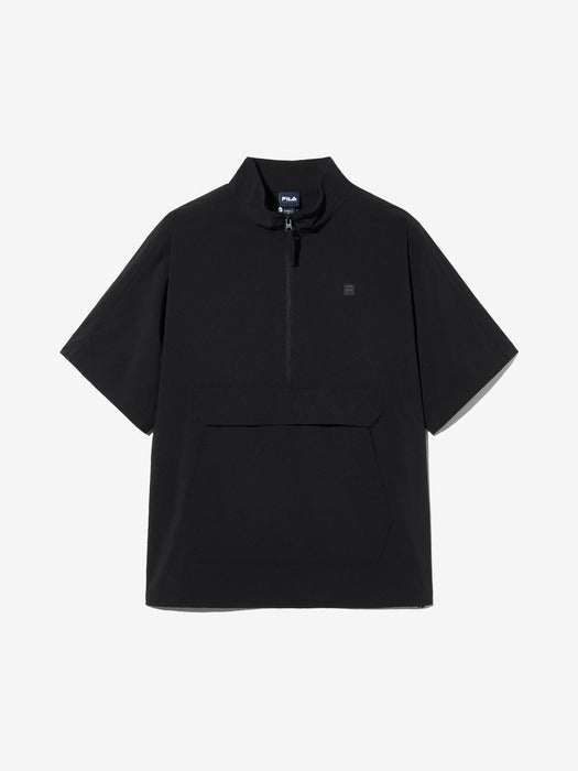 Lightweight Seersucker Anorak_FS2JKH2101U_BLK