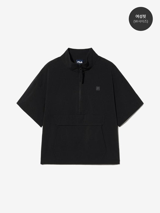 Lightweight Seersucker Anorak_FS2JKH2101U_BLK