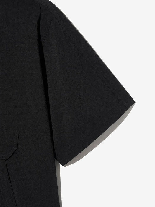 Lightweight Seersucker Anorak_FS2JKH2101U_BLK