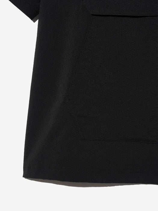 Lightweight Seersucker Anorak_FS2JKH2101U_BLK