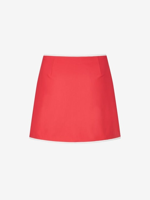 Rash Guard Skirt with Built-in Brief_FS2SWH2455F_RED