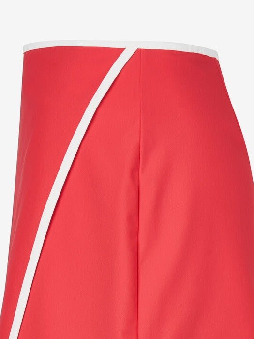 Rash Guard Skirt with Built-in Brief_FS2SWH2455F_RED