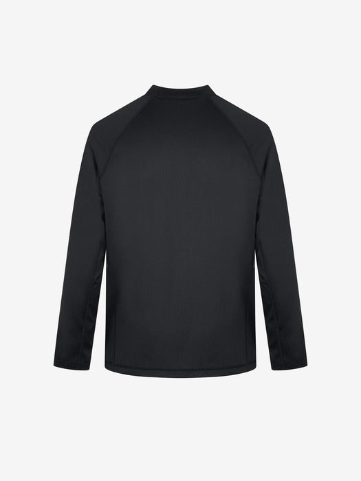 Color-block zip-up rash guard_FS2RTH2401X_BLK