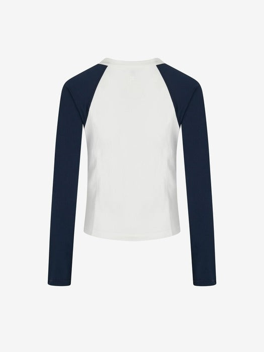 Semi-Cropped Zip-Up Rashguard_FS2RTH2451F_OWH