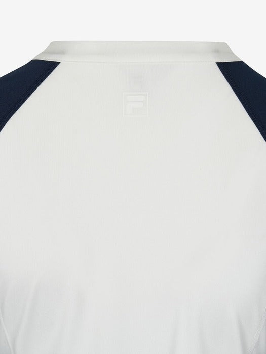 Semi-Cropped Zip-Up Rashguard_FS2RTH2451F_OWH