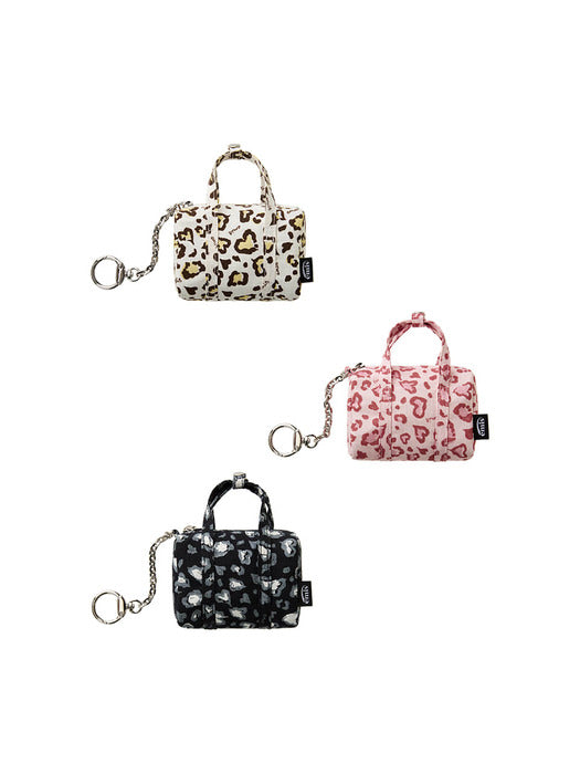 [emis] LOGO LEOPARD KEY RING