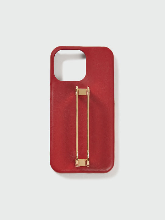 [EENK] Phone Case Liney - Garnet Red