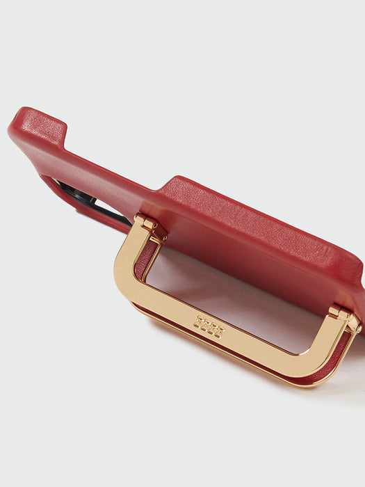 [EENK] Phone Case Liney - Garnet Red