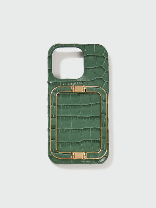 Eenk Phone Case Liney - Croco Green