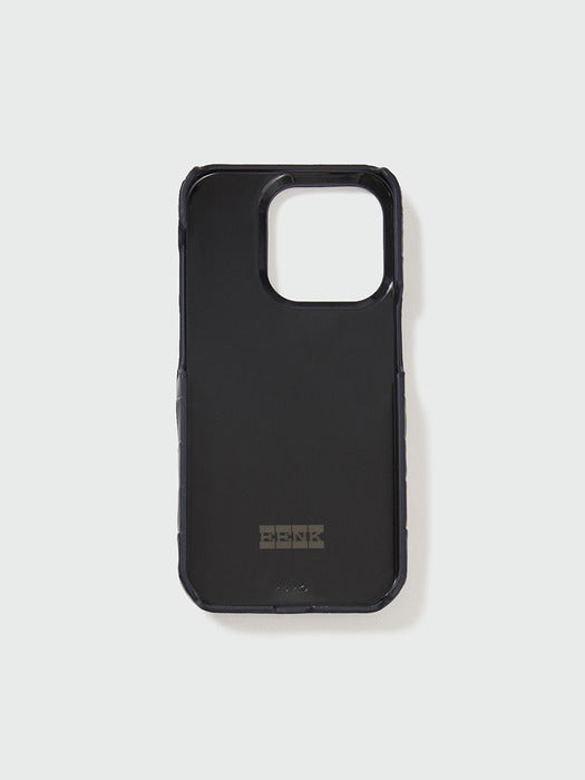 [EENK] Phone Case Liney - Croco Navy