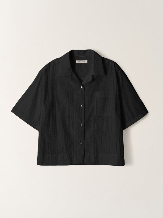 Rine Short Sleeve Shirt (Black)