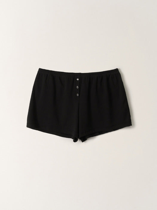 Mari Relaxed Shorts (Black)
