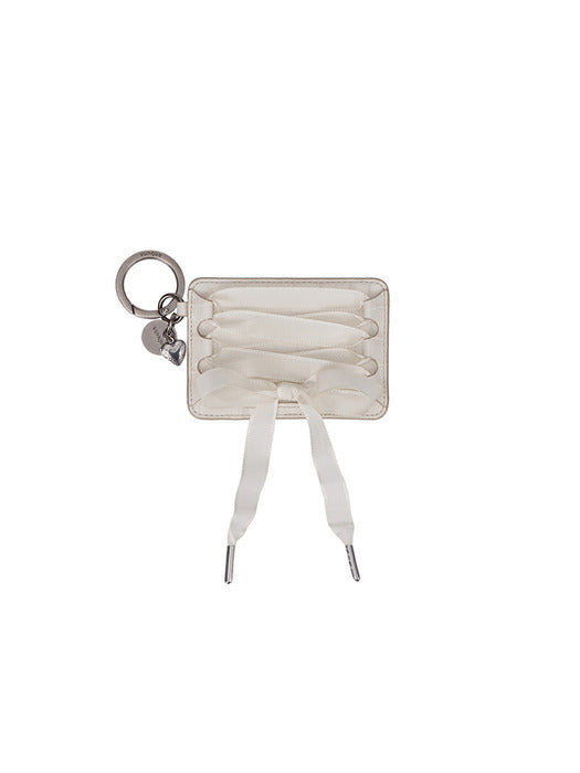 [vunque] Ribbon Card Charm Ivory