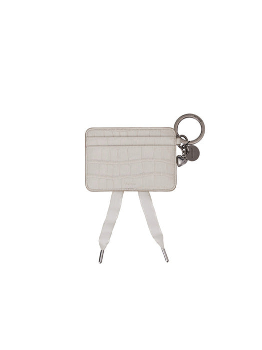 Ribbon Card Charm Ivory
