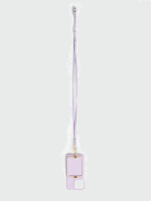 Eenk Phone Case with Leather Strap Pastel Purple