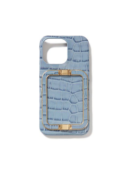 [EENK] Phone Case Liney Blue Grey