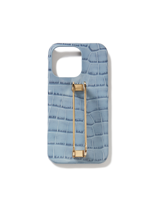 [EENK] Phone Case Liney Blue Grey