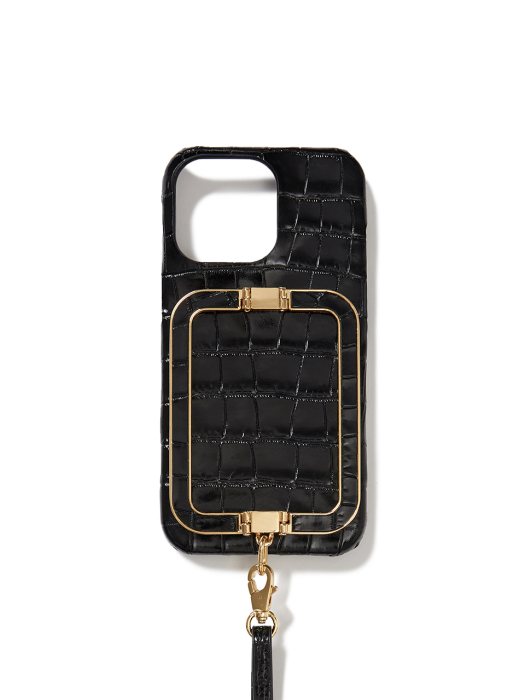 Eenk Phone Case with Leather Strap Z-Black