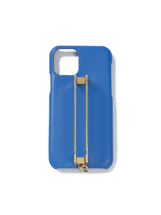 [EENK] Phone Case with Leather Strap Liney Blue
