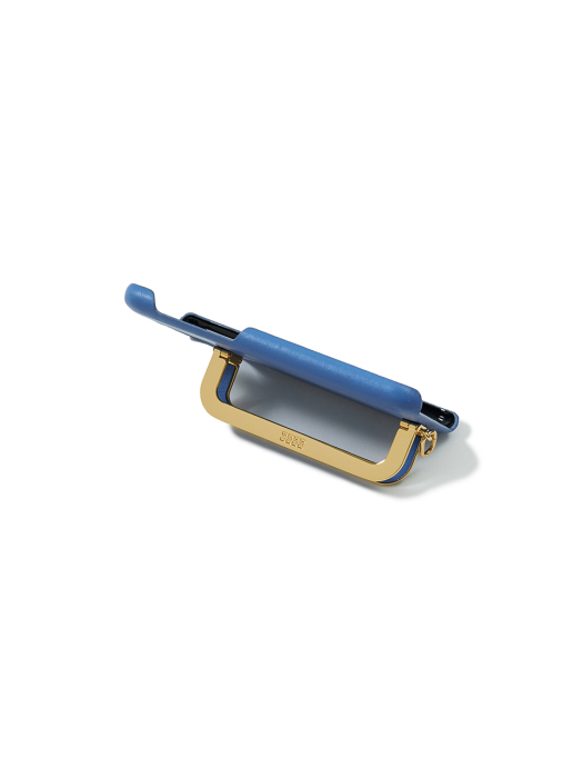 [EENK] Phone Case with Leather Strap Liney Blue