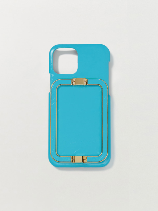 [EENK] Phone Case Liney Wrinkle Sky Blue