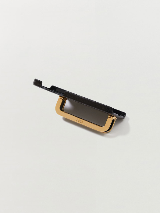 [EENK] Phone Case Liney Wrinkle Black
