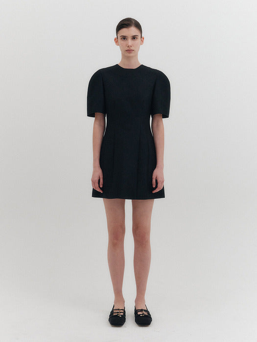 [EENK] Short Sleeve Hourglass Dress - 2 Colors