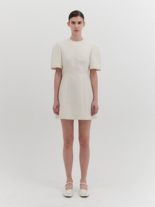 [EENK] Short Sleeve Hourglass Dress - 2 Colors