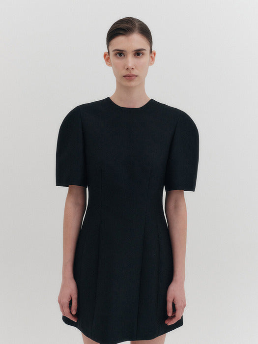 [EENK] Short Sleeve Hourglass Dress - 2 Colors