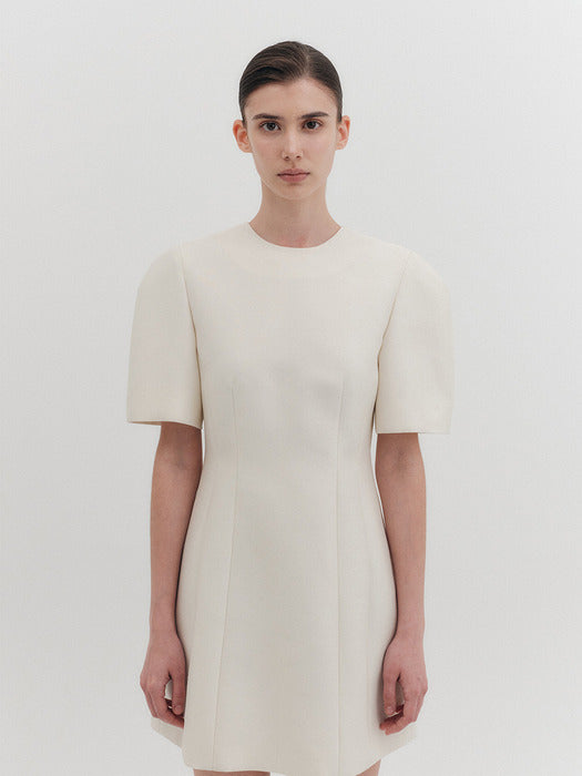 [EENK] Short Sleeve Hourglass Dress - 2 Colors