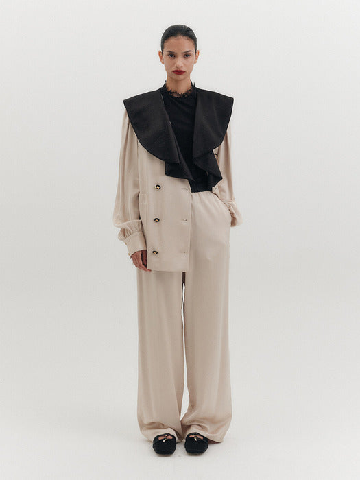 Eenk Fluid Collar Blouse - 2 Colors