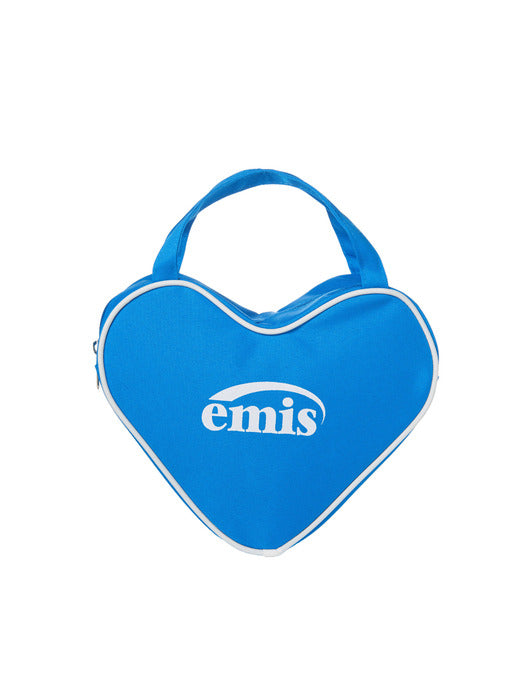 [emis] HEART TOTE BAG-BLUE