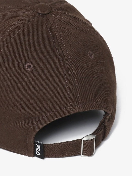Women's F-Logo Cotton Baseball Cap_FS3CPH1301F_BRN