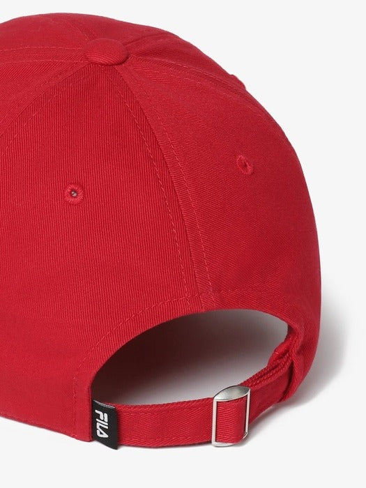 F Logo Women's Cotton Baseball Cap_FS3CPH1301F_RED