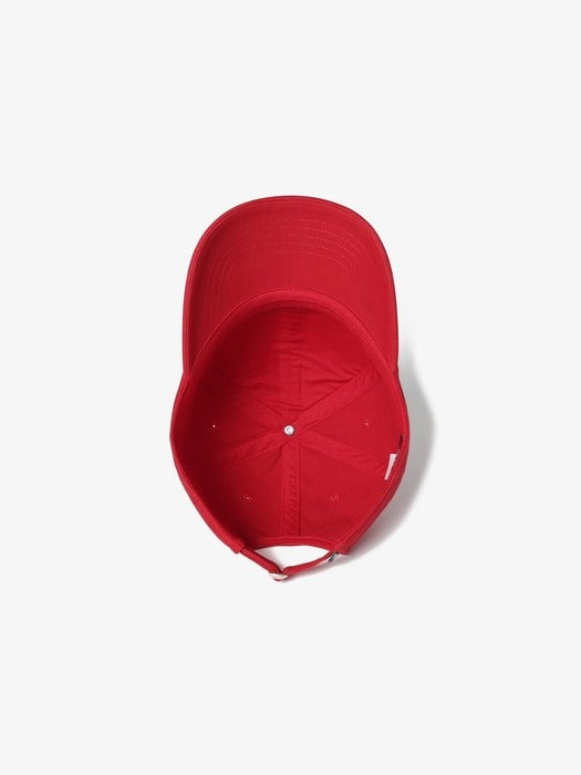 F Logo Women's Cotton Baseball Cap_FS3CPH1301F_RED