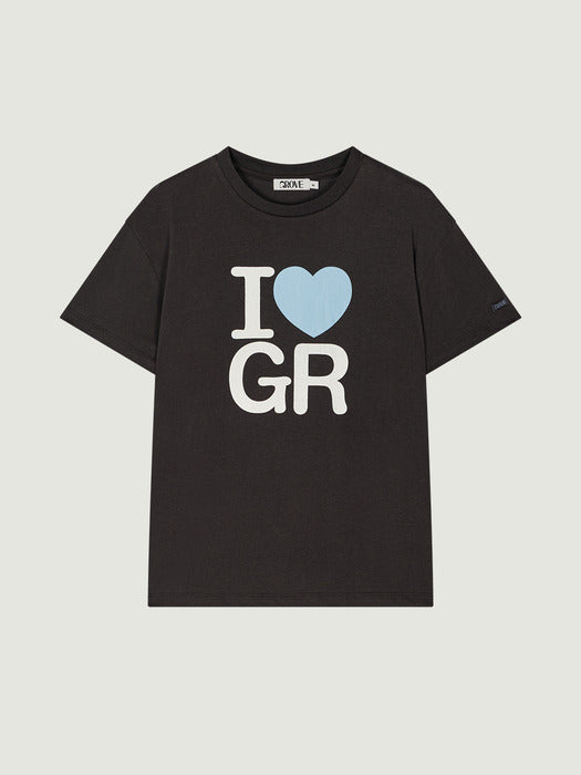 Grove 25Hs I Love GR T-Shirt Over-Fit (Grey)