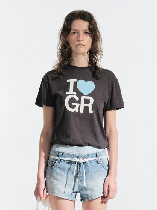 Grove 25Hs I Love GR T-Shirt (Grey)
