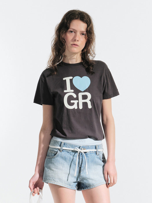 Grove 25Hs I Love GR T-Shirt (Grey)