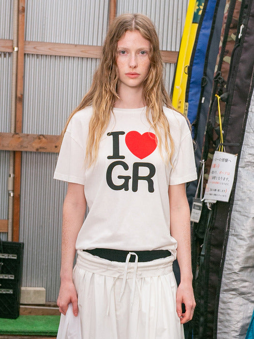 Grove 25Hs I Love GR T-Shirt (Ivory)