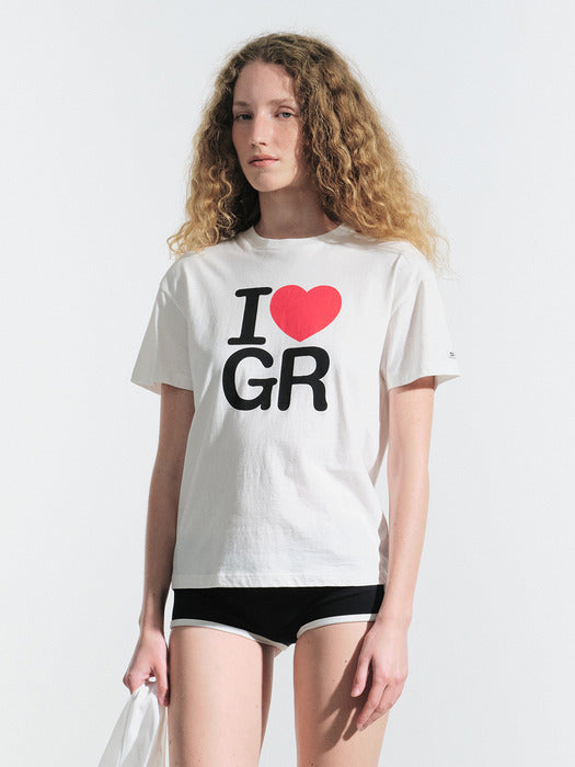 Grove 25Hs I Love GR T-Shirt (Ivory)