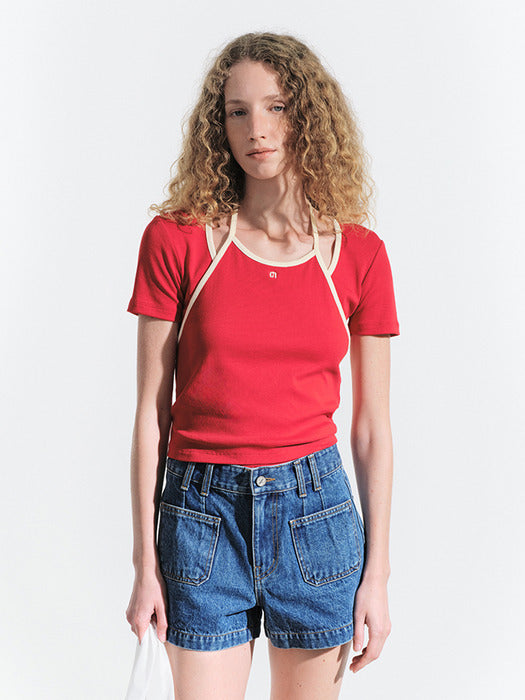 Grove 25Hs Ivy Sand T-Shirt (Red)
