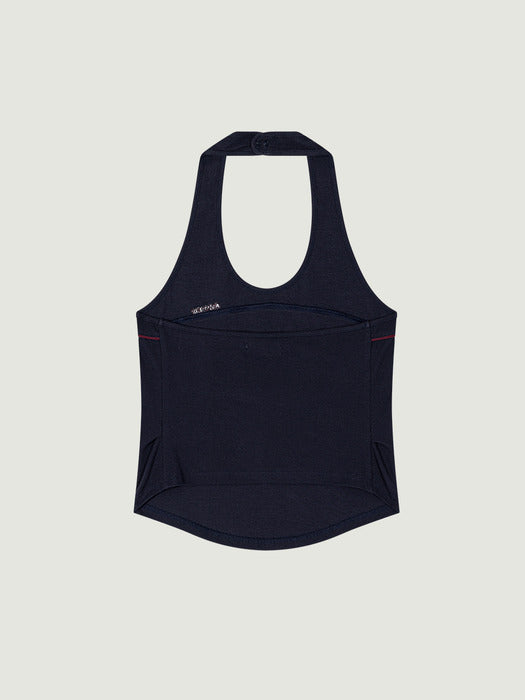 Grove 25Hs Ryan Halter Top (Navy)